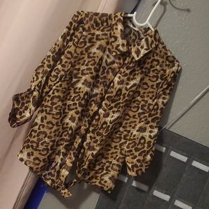 Blouse leopard print